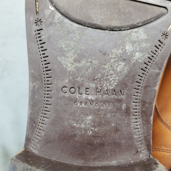 Cole Haan Shoes Mens Size 13 Brown Leather Lenox Hill Split Toe Oxford *Read*